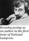 Photo of Peter Bramley from the first issue of National Lampoon magazine.