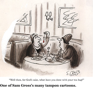 A classic Sam Gross tampon cartoon